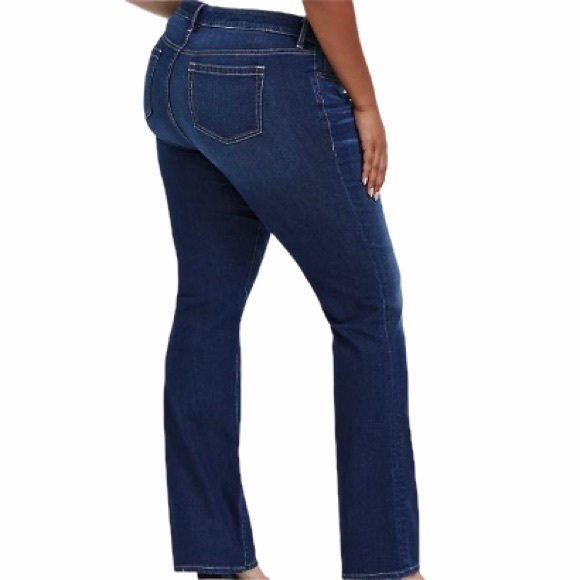 Torrid Relaxed Bootcut Stretch Dark Wash Jeans